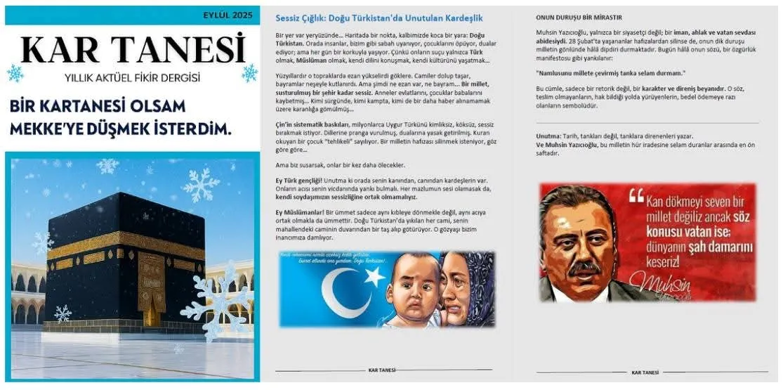 SULTANBEYLİ ALPEREN OCAKLARI KAR TANESİ İSMİNDE DERGİ YAYINLADI
