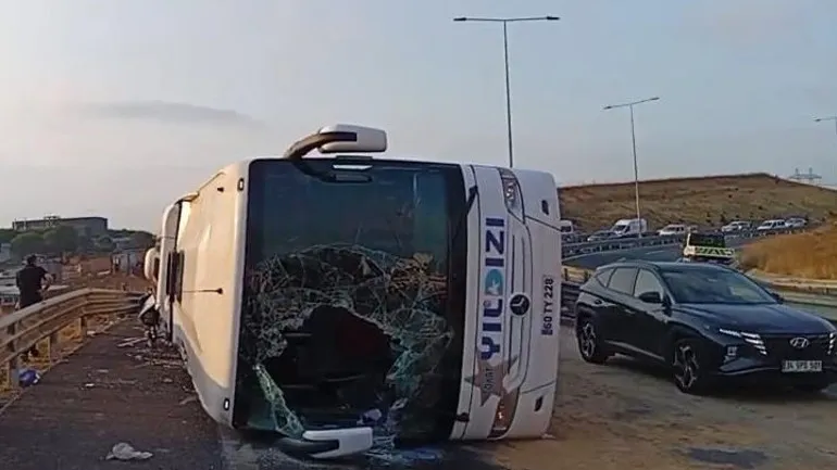 Haber: Kuzey Marmara’da Otobüs Devrildi