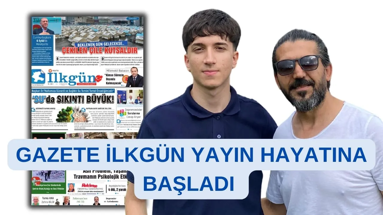 Manşet: İLK GÜN GAZETESİ MALATYA’DA
