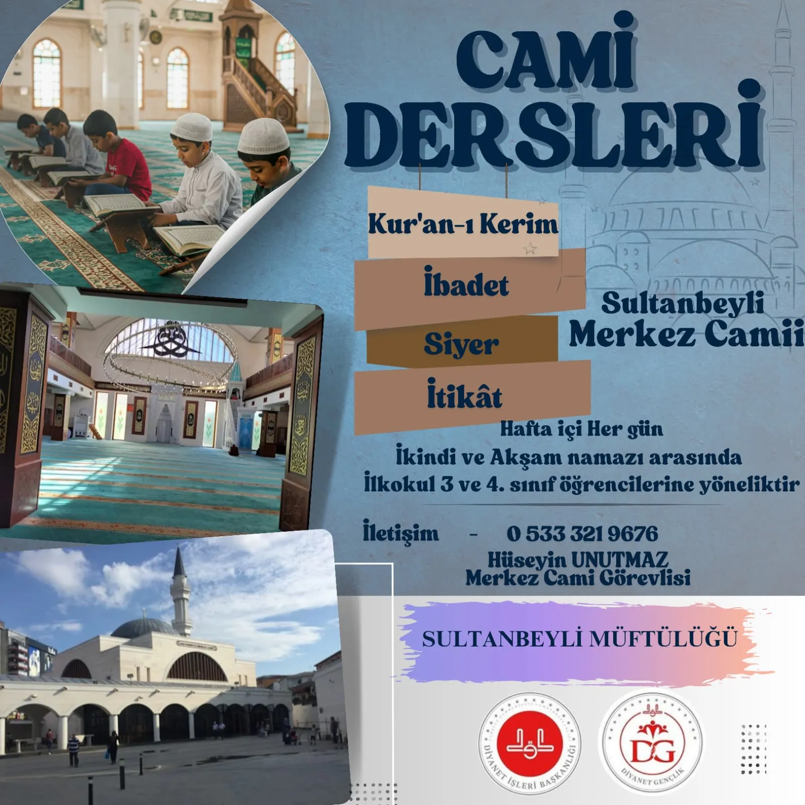 Manşet: Sultanbeyli’de Cami Dersleri