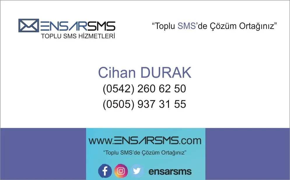 Haber: TOPLU SMS'DE ÇÖZÜM ORTAĞINIZ