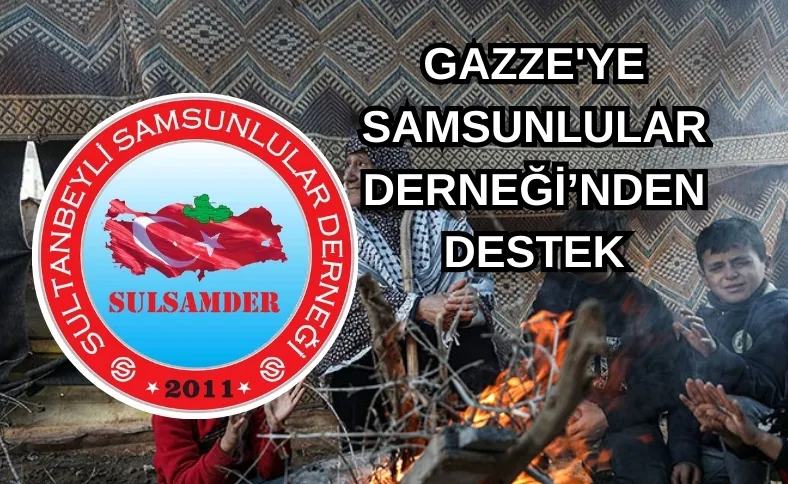 Sultanbeyli Samsunlular Derneği Gazze İçin Ayağa Kalktı