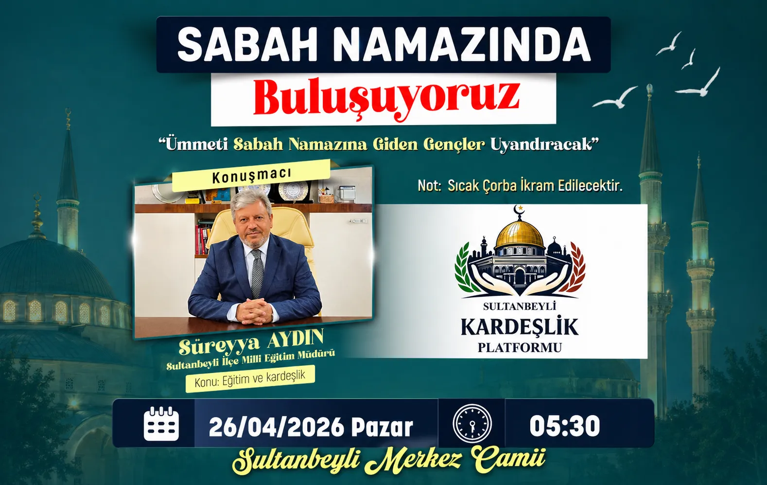 Sultanbeyli Kardeşlik Platformu’ndan Gençliğe Manevi Uyanış Çağrısı